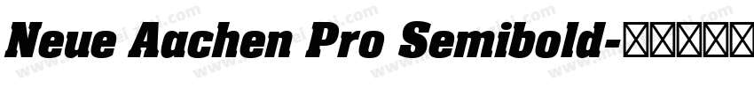 Neue Aachen Pro Semibold字体转换